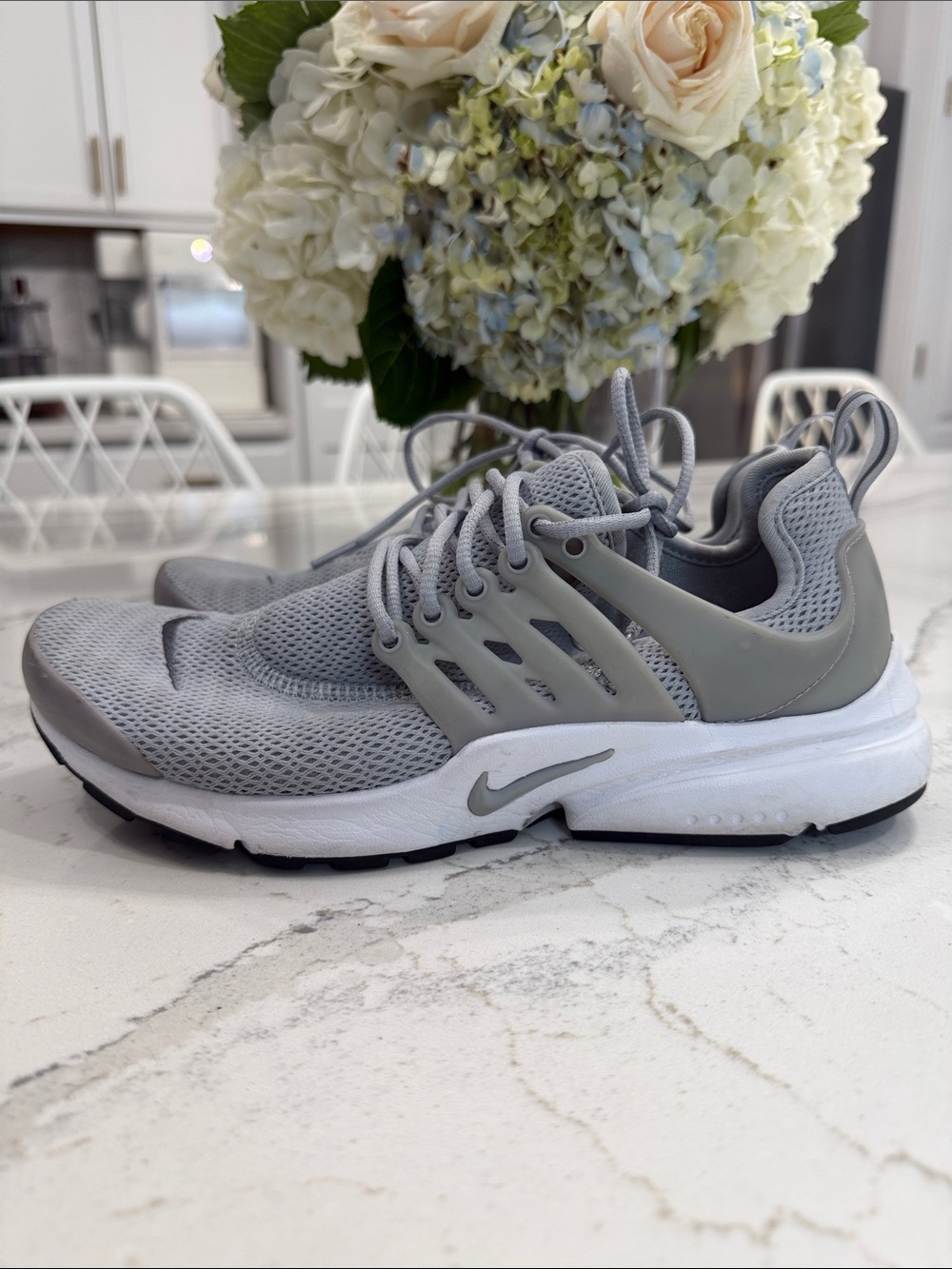 Nike Air Presto Wolf Grey Athletic Running Sneakers W Size 8 - Picture 4 of 7